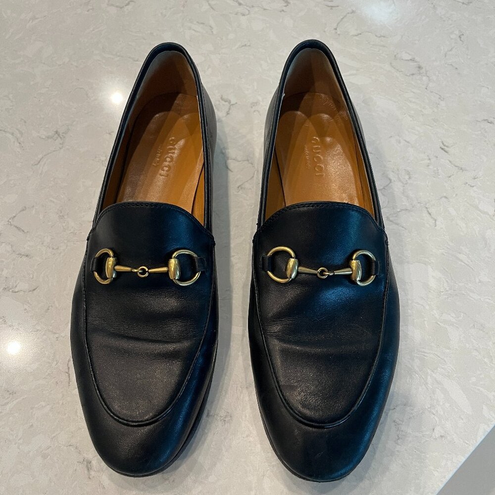Gucci Jordaan Horsebit Loafer Size 36.5
